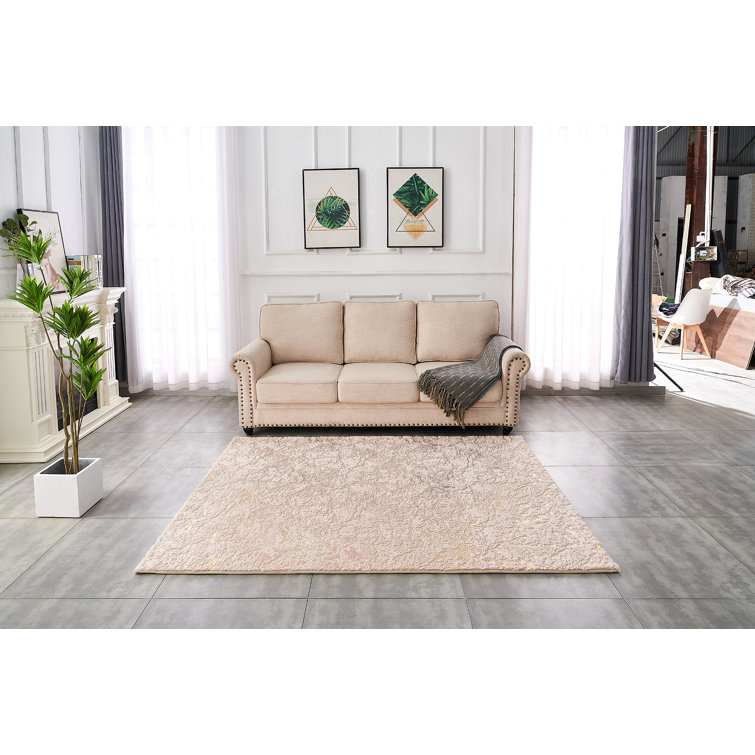 Faux-Chinchilla Area Rug - Large Sizes