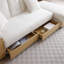 Canapé-lit convertible avec repose-pieds, table rabattable et accoudoirs réversibles pour une utilisation polyvalente dans les salons et les appartements-1594049393