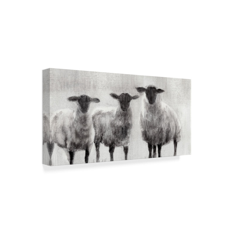 «Rustic Sheep I» par Ethan Harper - reproduction sur toile