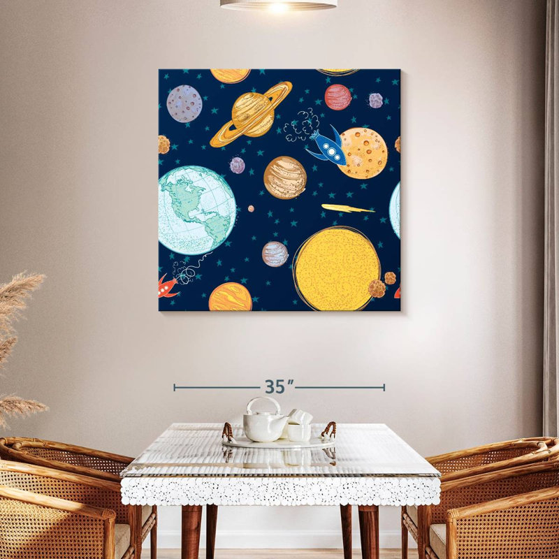 Oberle Space Journey Pattern, 39'' H x 39'' W