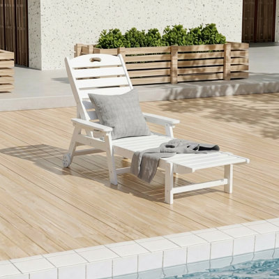 HDPE Adjustable Pool Chaise Lounge