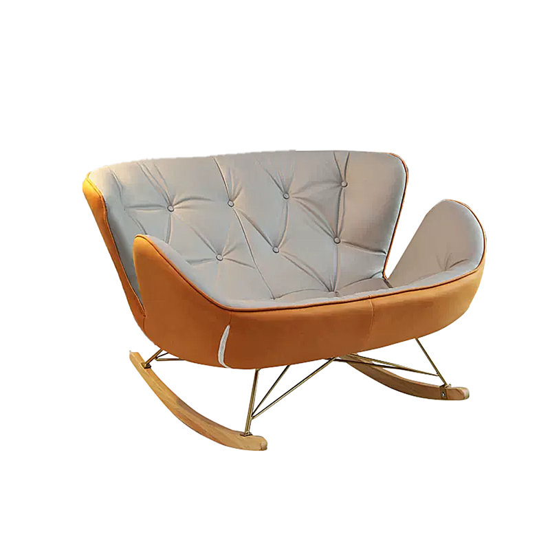 Chaise berçante moderne de haute qualité, Orange