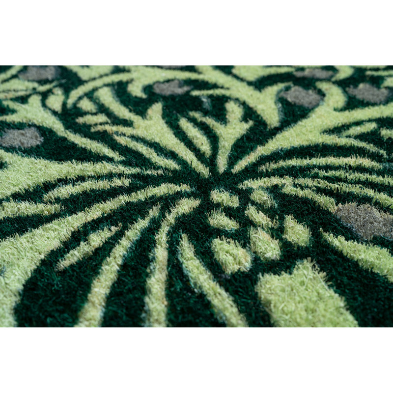 Victoria and Albert Museum Love in a Mist Coir Doormat, 24" W x 36" L