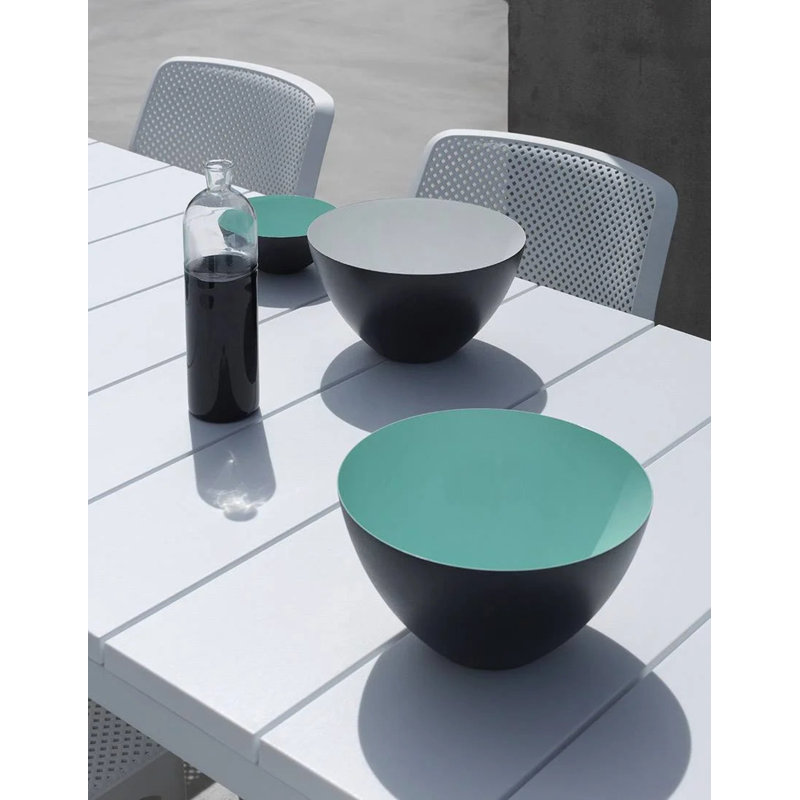 Bit Outdoor Dining Side Chair, White