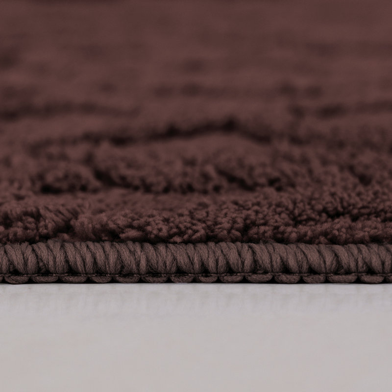 Dailah Non-Slip Bath Rug, Chocolate