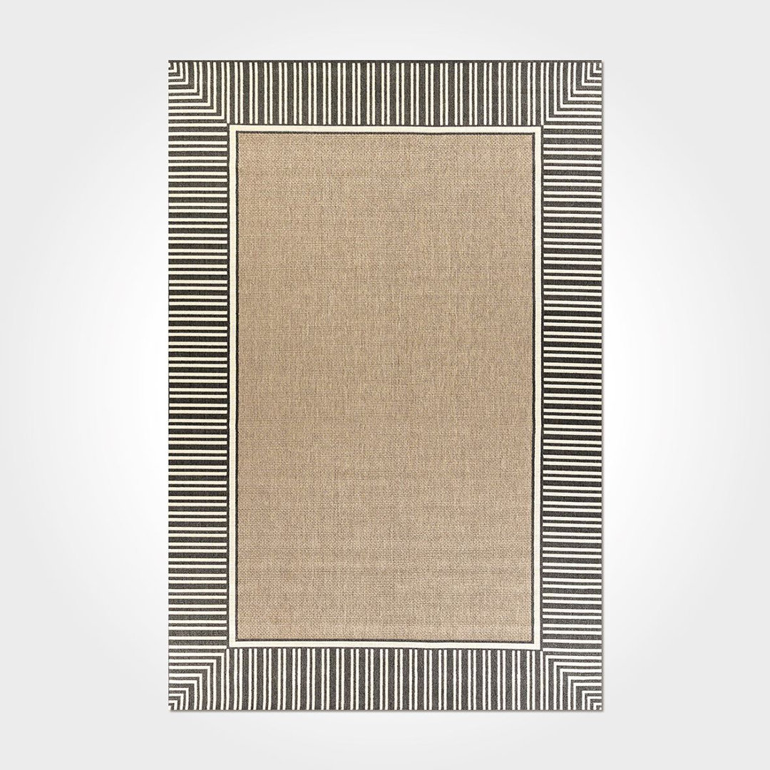 Teppich Isabel aus Baumwolle in Beige