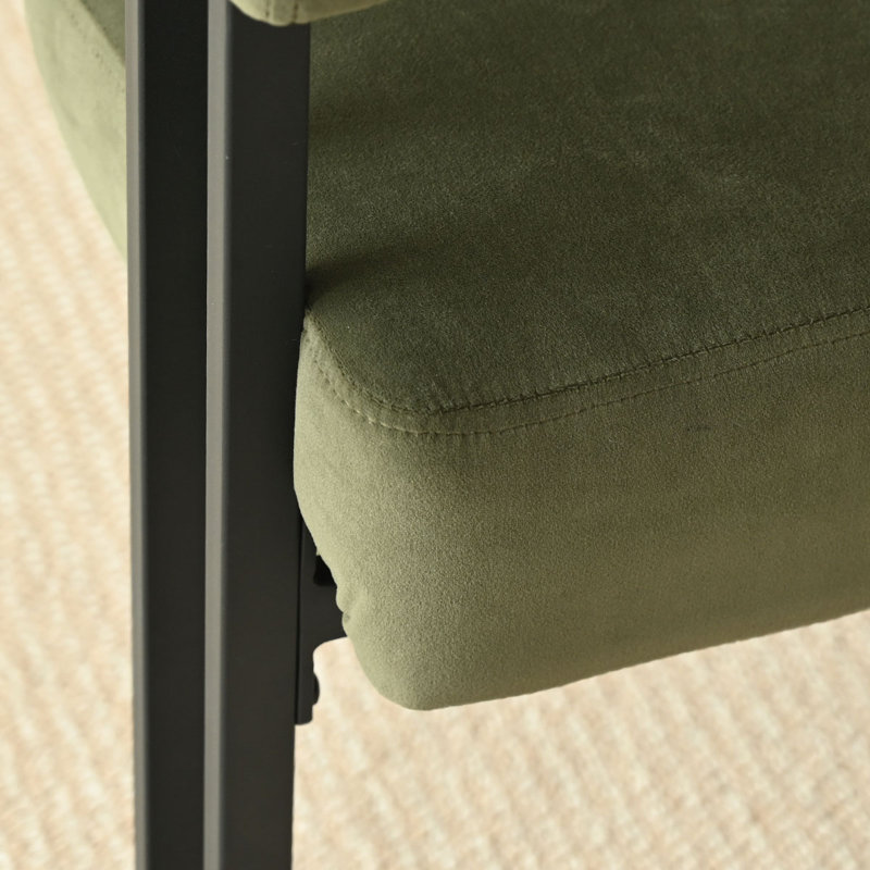 Banc de vestibule / salon 49 po, Velours - Vert