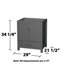 Sheffield 29" Single Bathroom Vanity Base Only-40171808