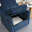 Fauteuil pivotant avec tissu chenille doux-97415408