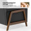 Fauteuil inclinable électrique en cuir véritable Aryaman avec ports USB-843802171