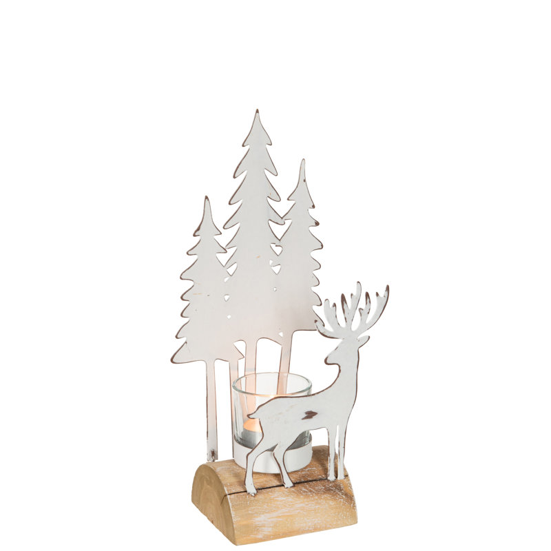 Tabletop Tealight Holder, White