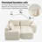 Boneless Premium Velvet Vacuum-Compression Sofa-466786321