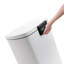 Qualiazero 13.2 Gallon and 3.2 Gallon Rectangular Stainless Steel Pedal Trash Can Set-87954552