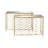 Derwent 42'' Glass Top Console Table