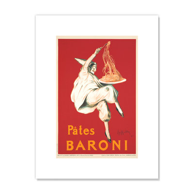 Affiches rétro Pates Baroni - impression