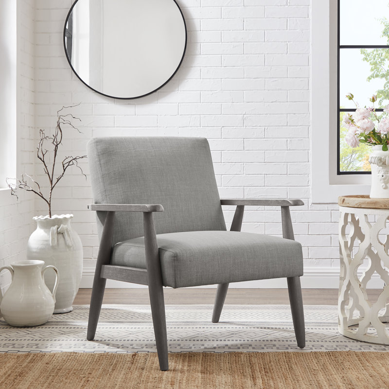 Fauteuil Rustic Manor Yoselin, gris