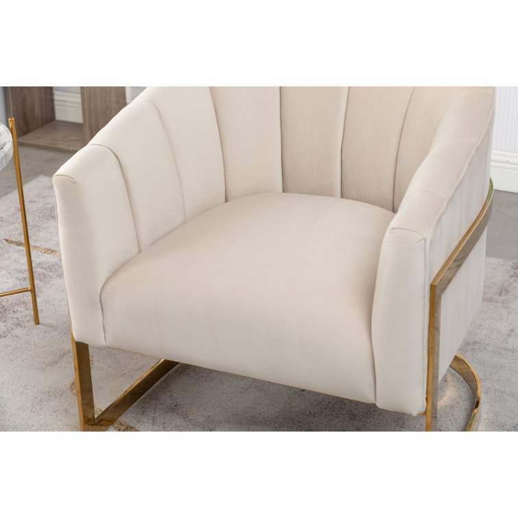 Etta Avenue™ Keilani Upholstered Barrel Chair & Reviews