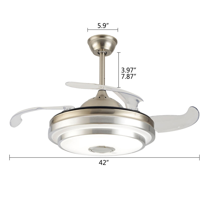 Kevin-Leigh Ceiling Fan with Light Kit