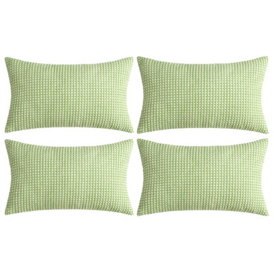 Coussin en velours côtelé réversible deux tons