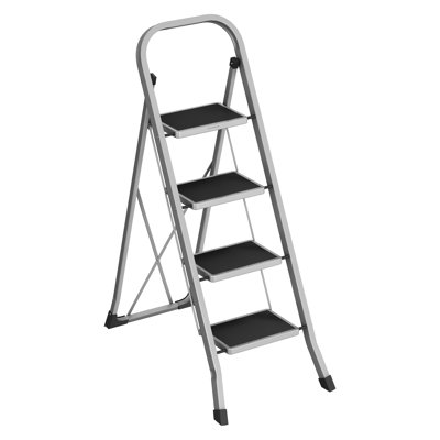 - Step Steel Lightweight Folding Step Ladder