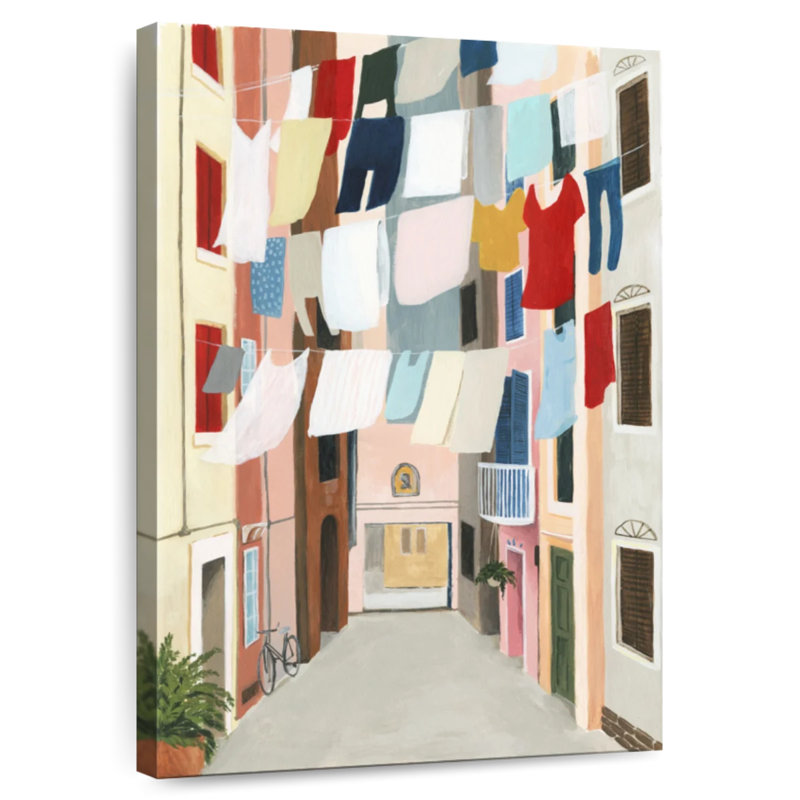 Sireci Today Is Laundry Day II, 12" H x 8" W