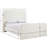 Fira Daliah Linen Textured Fabric Upholstered Bed-2026383484-2026383480