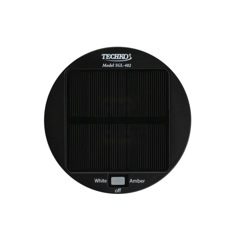 Black Solar LED Pathway Light with Dusk to Dawn Sensor