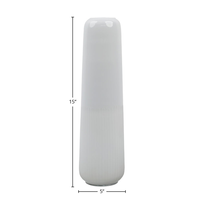 Kaelynn Vase, White