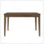 Table de salle à manger à hauteur de comptoir en bois, brun antique, P 35 po x l 59,1 po x H 36,5 po-1496814285