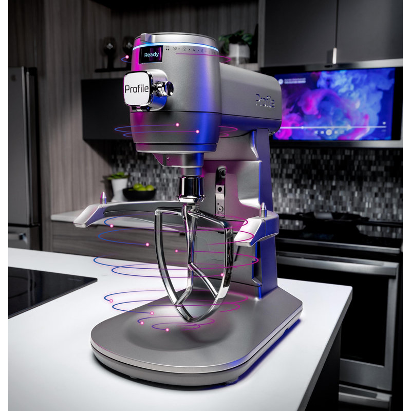 GE Profile Smart Mixer with Auto Sense, Mineral Silver