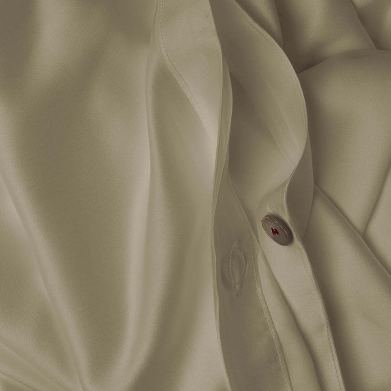 Woodland Silk Duvet Cover, King Duvet Cover, Pistacchio
