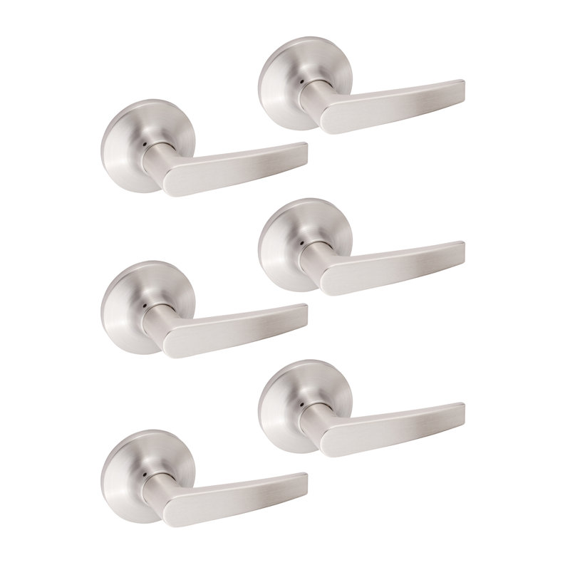 Cedar Dummy Lever, Satin Nickel