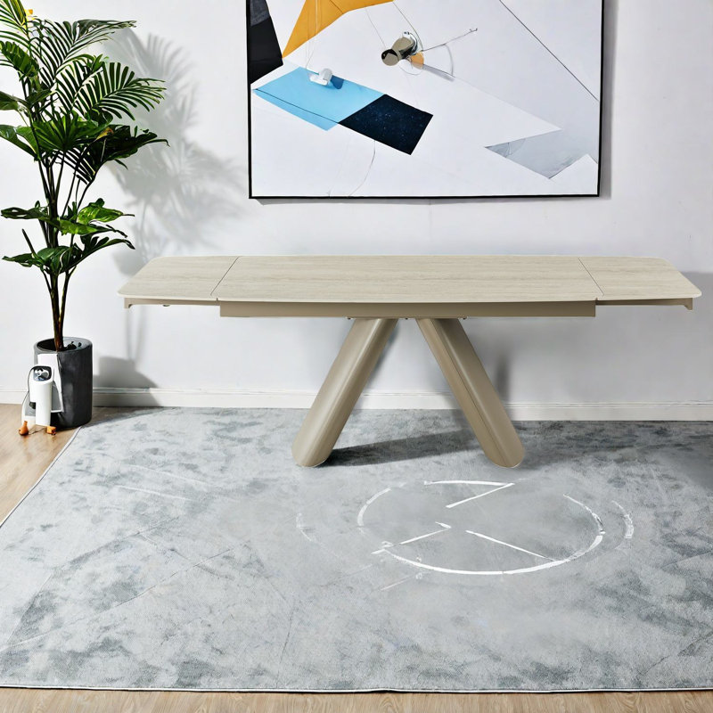 Tables de salle à manger extensibles (table seulement, sans chaises, complet avec plateau et pieds)