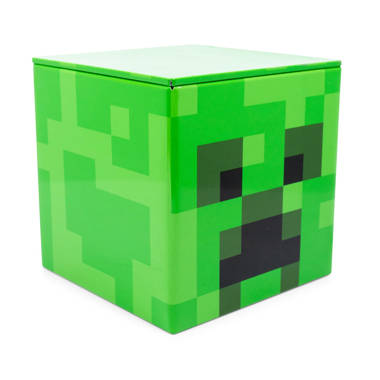 Minecraft Bee Fabric Storage Bin Cube Organizer with Lid 15 Inches