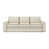 John Linen Sepia with Brown Velvet Piping