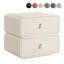 Table de chevet 19,7 po French Luxury Off-White-1892096730