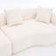 Appartement blanc 4 - chenille, éponge 30D, dureté 60, choix pratique de maison en chenille convertible