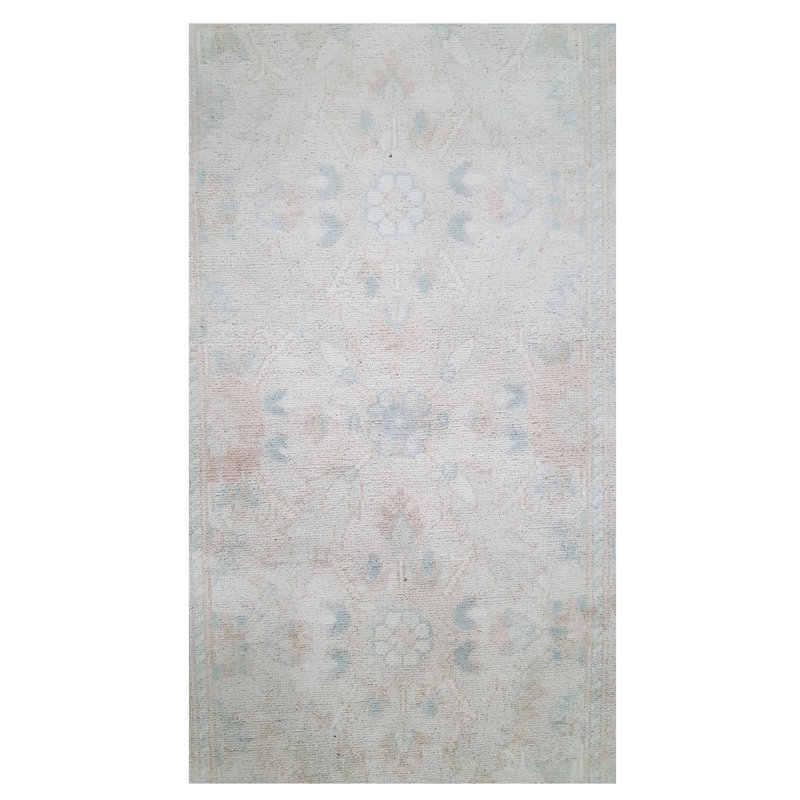 Davey Hand Knotted 3x17 Ivory Runner