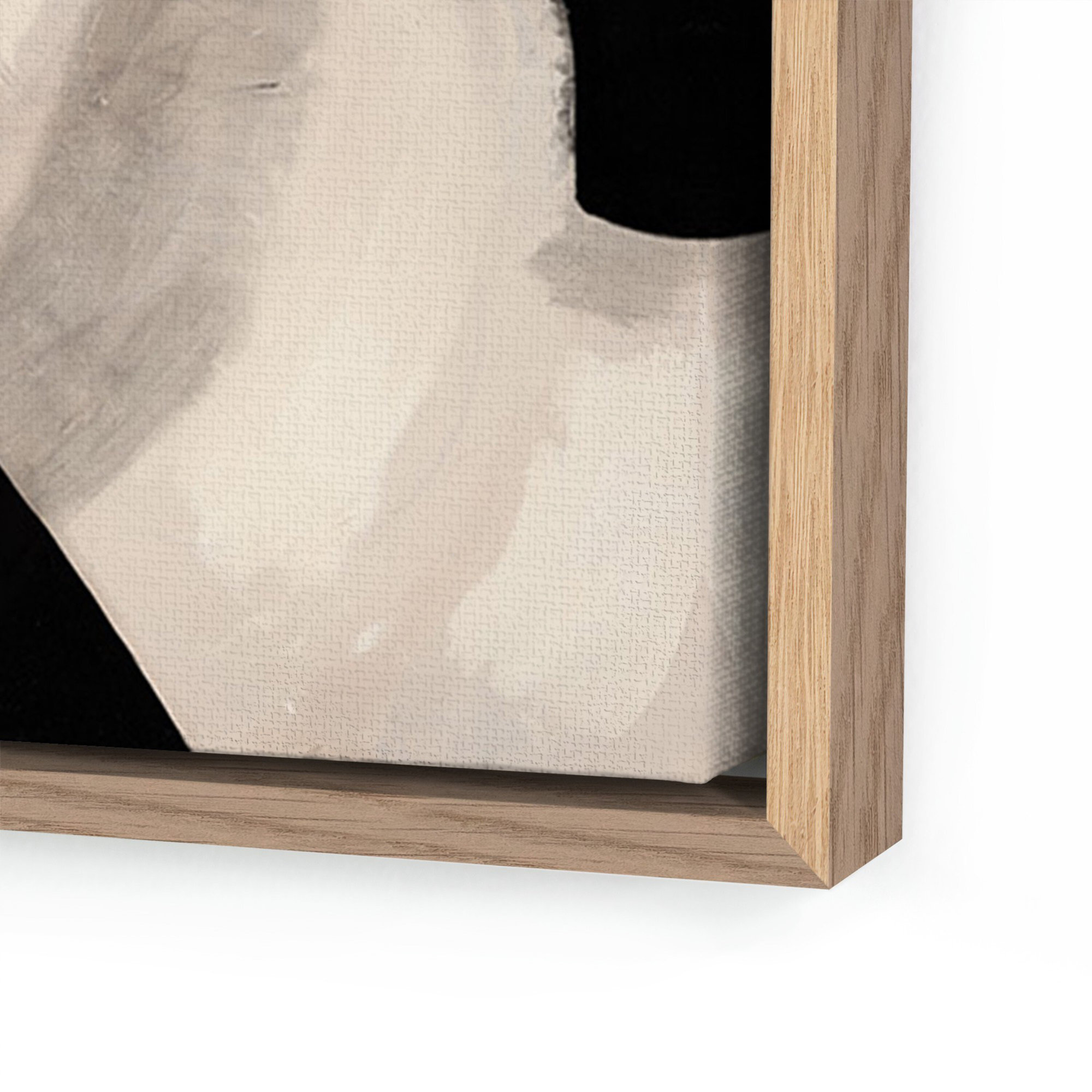 Totem by Jess Engle, White Oak Framed, 32" H x 24" W