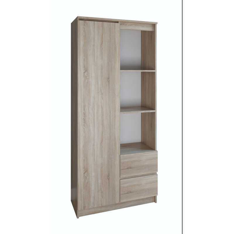 Ikin Cabinet Office Storage Cabinet, Light Brown