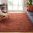 Ferrera Striped Handmade Flatweave Rust Area Rug-817812207