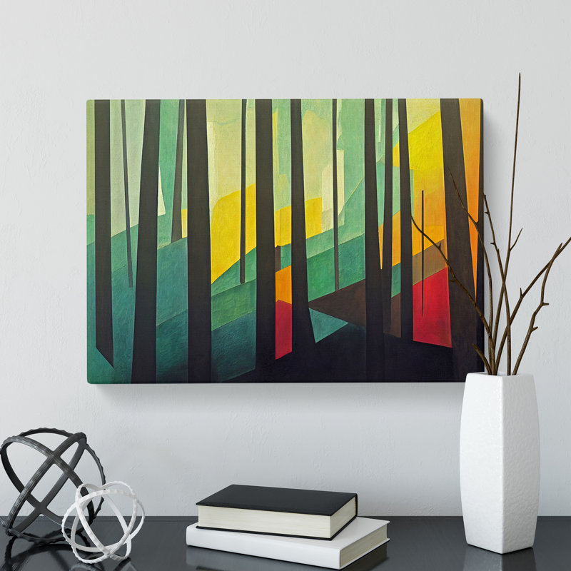 Innovative Abstract Forest - Wrapped Canvas, 35cm H x 50cm W x 3cm D