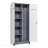 Gray Metal Lockers Cleaning Tool Cabinets With Locking Doors High Broom Tool Storage Organizer Cabinets Adjustable Shelves Large Cabinets For Kitchens Offices Shops
