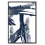 Bleu marine frappant les coutures 1 - reproduction d'art-55541775-55541753