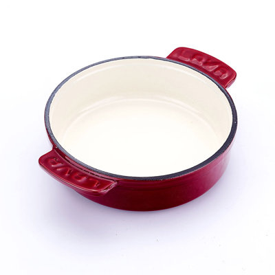 Lava Enameled Cast Iron Skillet 5.5 inch-Baby Collection Hot Pot Pan