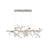 Eclectic 20 Light Crystal Branch Chandelier