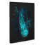 Neon Blue Jellyfish Abstract - Wrapped Canvas-56645070