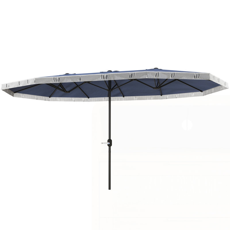 Outsunny 15ft Extra Large Patio Umbrella