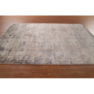 Tapis à motif abstrait moderne All-Over 7 x 10