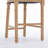 Solid Wood Bar Stools Set Of 2 Classic French Country Wooden Barstools With Upholstered Seating  Kitchen Bar Stool For Bar Counter Rattan